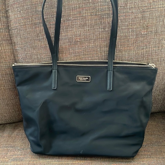 kate spade Handbags - Kate Spade black tote nylon